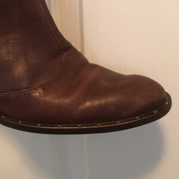 🥾 Brown Cowboy Boots WB21 - Picture 4 of 4